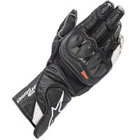 Alpinestars SP-2 V3 Leather Gloves - Black / White