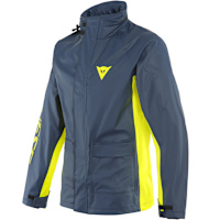 Dainese Storm 2 Waterproof Jacket - Black Iris / Fluo Yellow