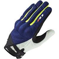 LS2 Dart 2 Gloves - Blue / Hi-Viz Yellow