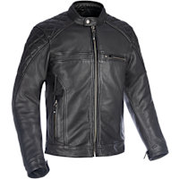 Oxford Route 73 2.0 Leather Jacket - Black