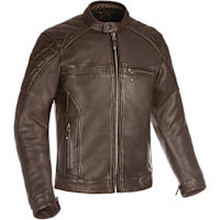 Oxford Route 73 2.0 Leather Jacket - Brown