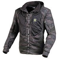 Macna Breeze Hoodie - Black / Grey Camo