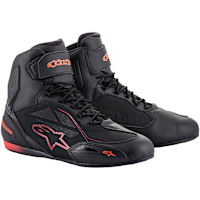 Alpinestars Faster-3 Drystar Shoes - Black / Red Fluo