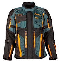 Klim Badlands Pro V4 Gore-Tex Jacket - Petrol / Strike Orange