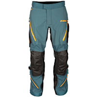 Klim Badlands Pro V4 Gore-Tex Textile Trousers - Petrol / Strike Orange