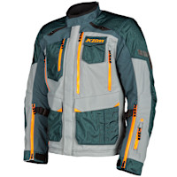 Klim Carlsbad V3 Gore-Tex CE Jacket - Petrol / Strike Orange