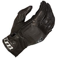 Klim Badlands Aero Pro V2 Short Leather Gloves - Stealth Black