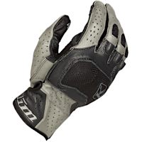 Klim Badlands Aero Pro V2 Short Leather Gloves - Monument Grey