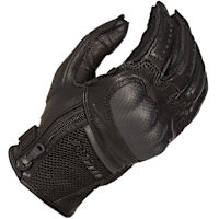 Klim Induction V3 Leather Gloves - Stealth Black