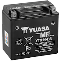 Yuasa Motorcycle Battery - YTX14