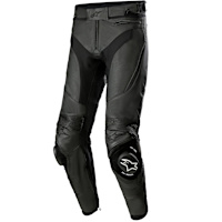 Alpinestars Missile V3 Airflow Leather Trousers - Black / Black