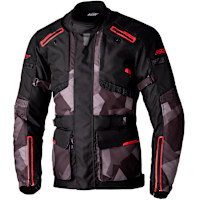 RST Endurance CE Textile Jacket - Black / Camo / Red