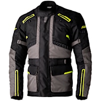 RST Endurance CE Textile Jacket - Black / Grey / Flo Yellow 