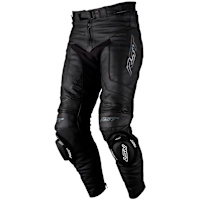 RST Ladies S1 CE Leather Trousers - Black / Black