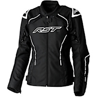 RST Ladies S1 CE Textile Jacket - Black / White 