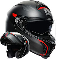 AGV Tourmodular - Frequency Matt Gun / Red
