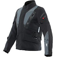 Dainese Stelvio D-Air D-Dry Textile Jacket - Black / Ebony