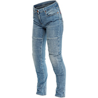Dainese Ladies Stone Slim Denim Jeans - Light Blue