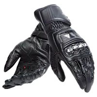 Dainese Druid 4 Leather Gloves - Black / Black / Grey