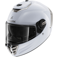 Shark Spartan RS - Blank White / Silver