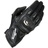 Furygan Volt Leather and Textile Glove - Black / White
