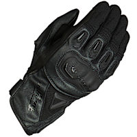 Furygan Volt Leather and Textile Glove - Black / Black