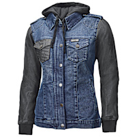 Held Ladies Petrol Textile Jacket - Blue / Black