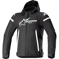 Alpinestars Zaca Waterproof Textile Jacket - Black / White