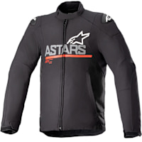 Alpinestars SMX Waterproof Textile Jacket - Black / Dark Grey / Bright Red