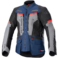 Alpinestars Bogota Pro Drystar Textile Jacket - Dark Blue / Black / Bright Red