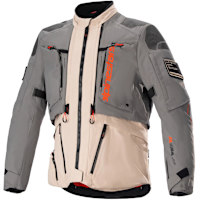 Alpinestars AMT-10R Drystar XF Textile Jacket - Fur Grey / Pale Brown / SPC Orange