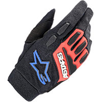 Alpinestars Full Bore XT Gloves - Black / Bright Red / Blue
