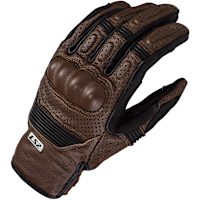 LS2 Duster Leather Gloves - Tobacco / Black
