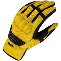 LS2 Duster Leather Gloves - Mustard / Black