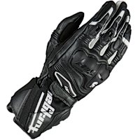Furygan F-RS1 Leather Gloves - Black / White