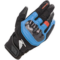 Alpinestars Honda SMX Z Drystar Gloves - Black / Blue / Bright Red
