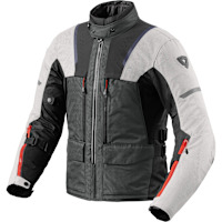Rev'it Offtrack 2 H2O Textile Jacket - Silver / Anthracite