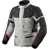Rev'it Outback 4 H2O Textile Jacket - Silver / Black