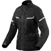 Rev'it Ladies Outback 4 H2O Textile Jacket - Black / Black