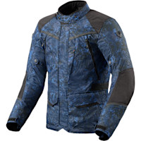 Rev'it Voltiac 3 H2O Textile Jacket - Camo / Blue