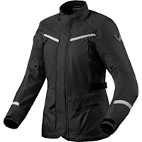 Rev'it Ladies Voltiac 3 H2O Textile Jacket - Black / Silver