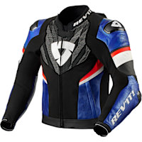 Rev'it Hyperspeed 2 Pro Leather Jacket - Black / Blue