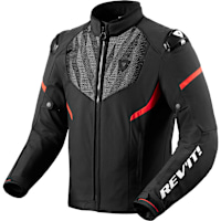 Rev'it Hyperspeed 2 H2O Textile Jacket - Black / Neon Red
