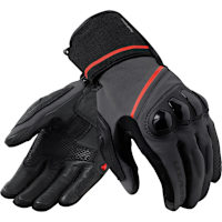 Rev'it Summit 4 H2O Leather Gloves - Black / Grey