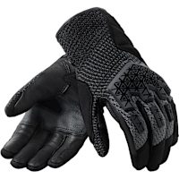 Rev'it Offtrack 2 Leather Gloves - Black / Black