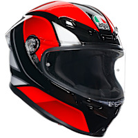 AGV K6 S - Hyphen Black / Red / White