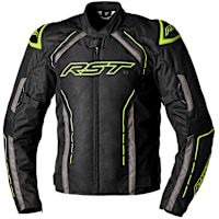 RST S1 CE Textile Jacket - Black / Grey / Fluo Yellow