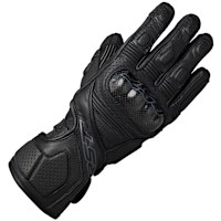 RST Fulcrum CE Perforated Leather Gloves - Black / Black / Black