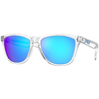 Oakley Frogskins Sunglasses - Crystal Clear / Prizm Sapphire Lens