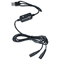 Macna Heated Clothing USB Dual Charger 7.4V (8.4v 1200mA)